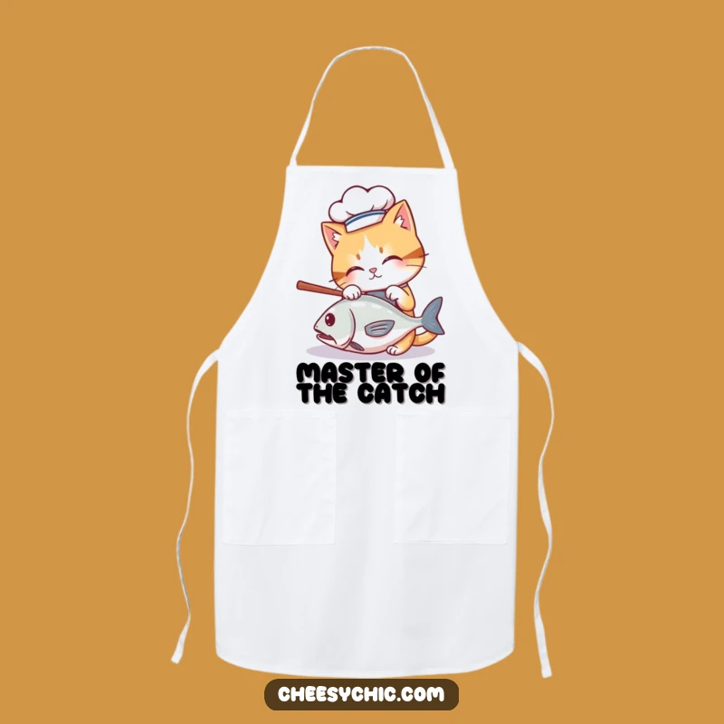 Funny Chef Cat Apron - Master the Kitchen with Hilarious Feline Style