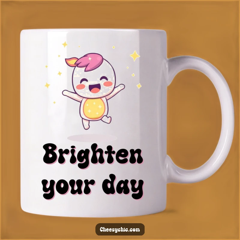 Funny Rainbow Bouncing Mug, a Hilarious and Vibrant Gift Idea