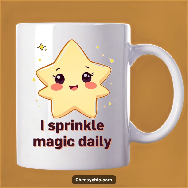 Funny Star Tossing Glitter Mug, a Hilarious and Joyful Gift Idea