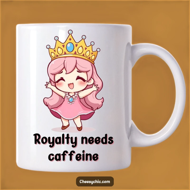 Funny Tiara Dancer Mug: Sequined Sparkle, Perfect Humorous Gift