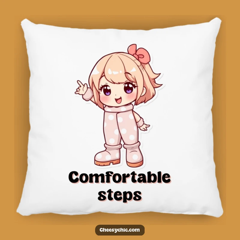 Funny Polka Dot Boots Pillow: Cozy Comfort and Playful Personality