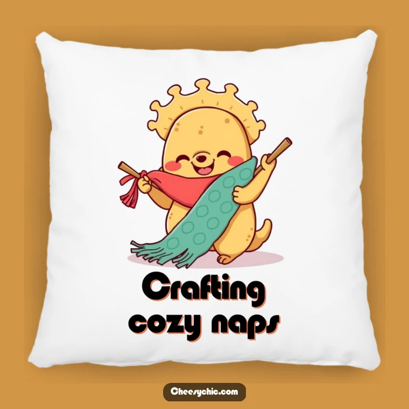 Funny Taco Knitting Pillow: Cuddle Up with Cozy Humor and This Adorable Taco Friend