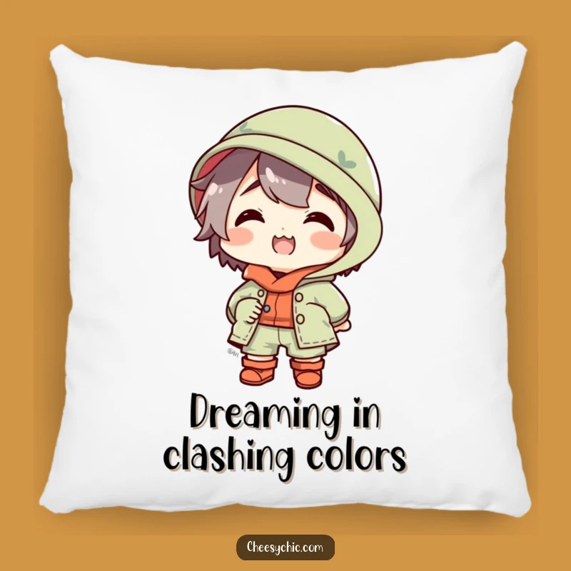 Funny Mismatched Outfit Character Pillow: Cozy Up with Quirky Delight