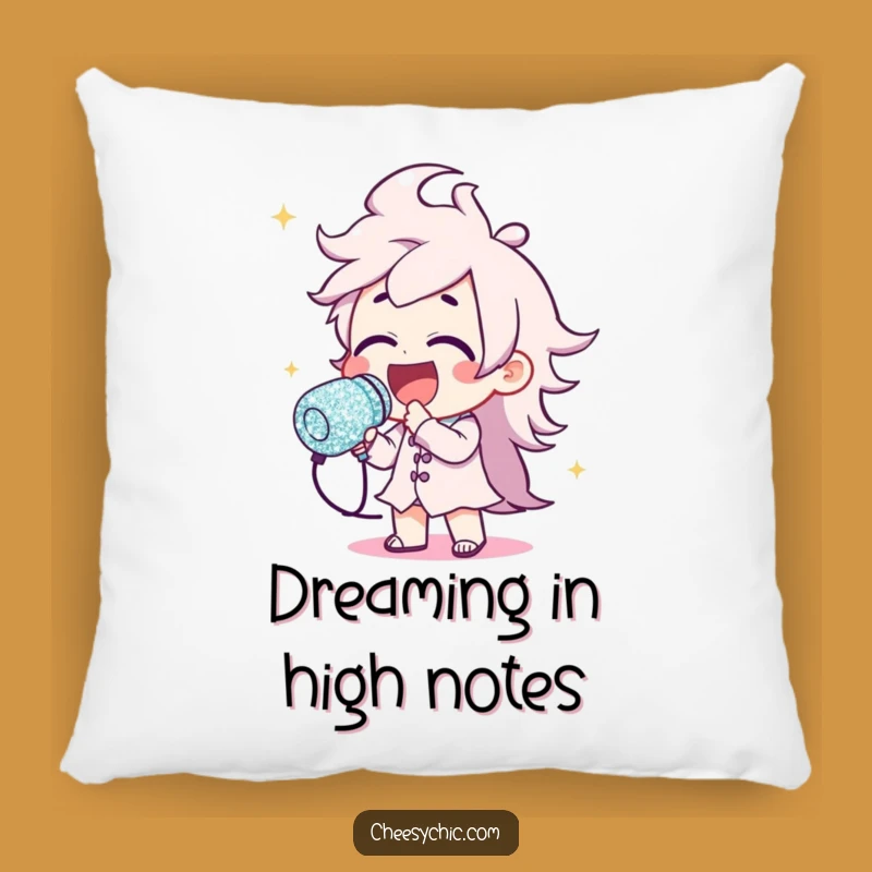 Funny Glitter Microphone Singer Pillow - Comfy, Hilarious Accent for Music Lovers