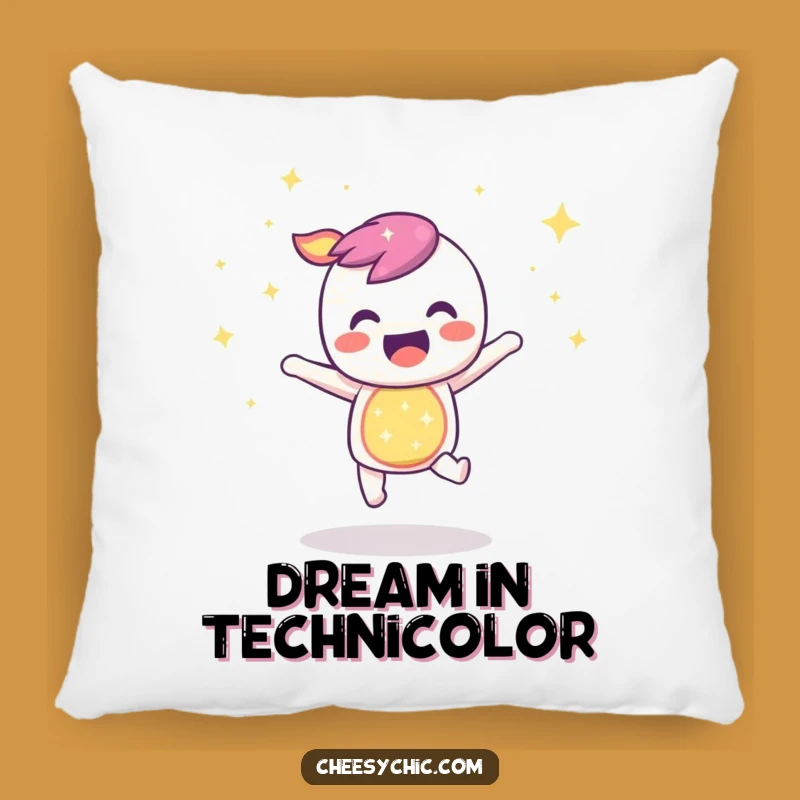 Funny Rainbow Bouncing Pillow, a Comfy and Vibrant Decor Piece