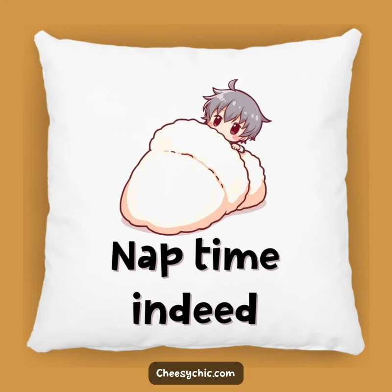 Funny Tripping Character Pillow: Comfy Comedic Fall Decor