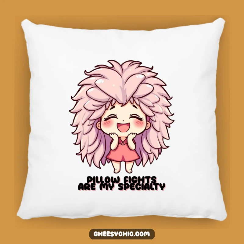 Funny Giggling Wig Character Pillow: Cozy Up with Hilarious Comfort