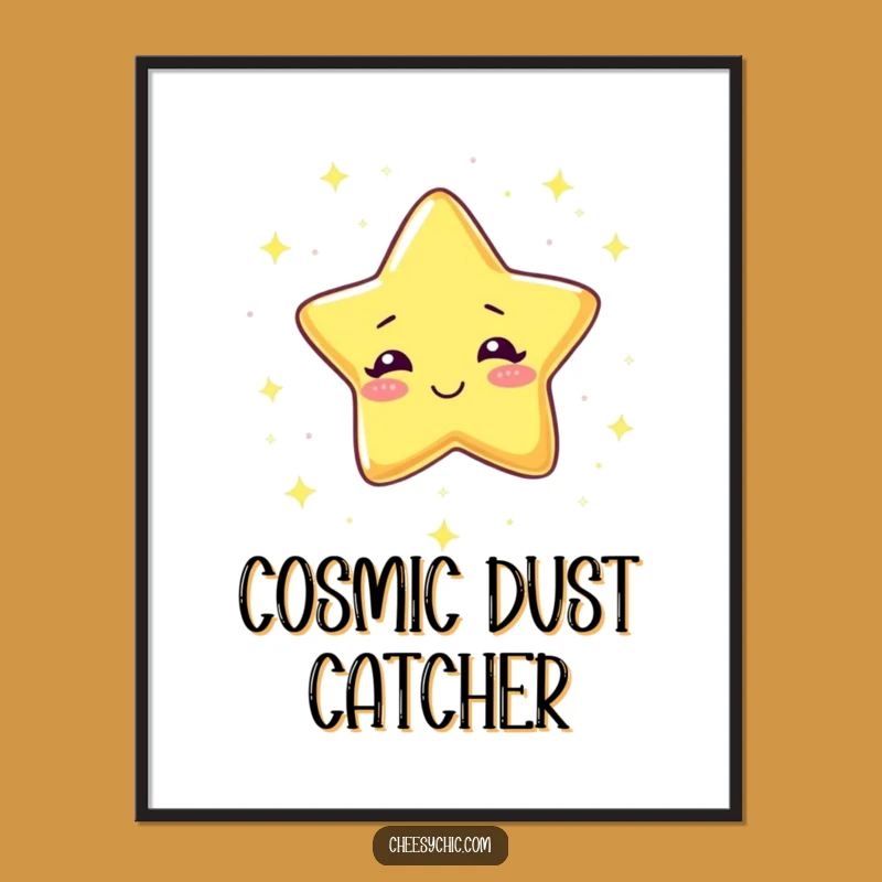 Funny Giggling Star Digital Art - Instant Sparkle and Joy for Your Space