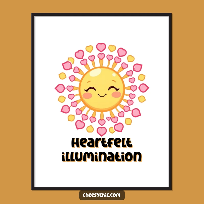 Funny Winking Sun Digital Art - Instant Love and Warmth for Your Space