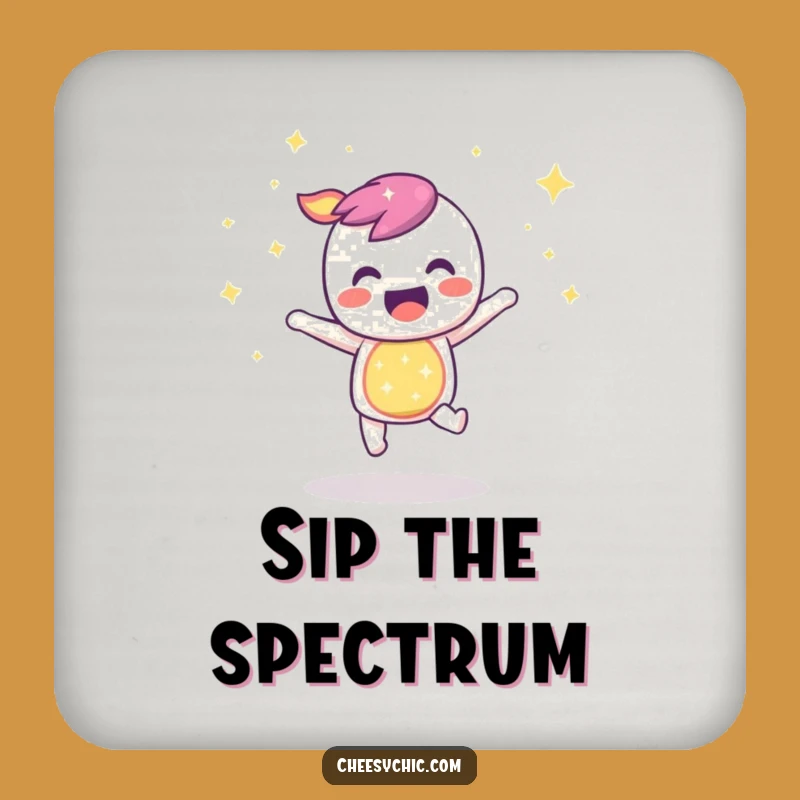 Funny Rainbow Bouncing Coaster, a Hilarious Protection for Your Surfaces