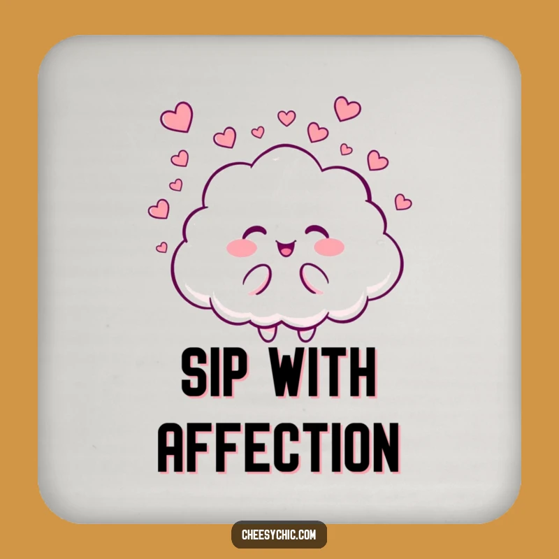 Funny Cloud Heart Coaster, a Hilarious Protection for Your Surfaces