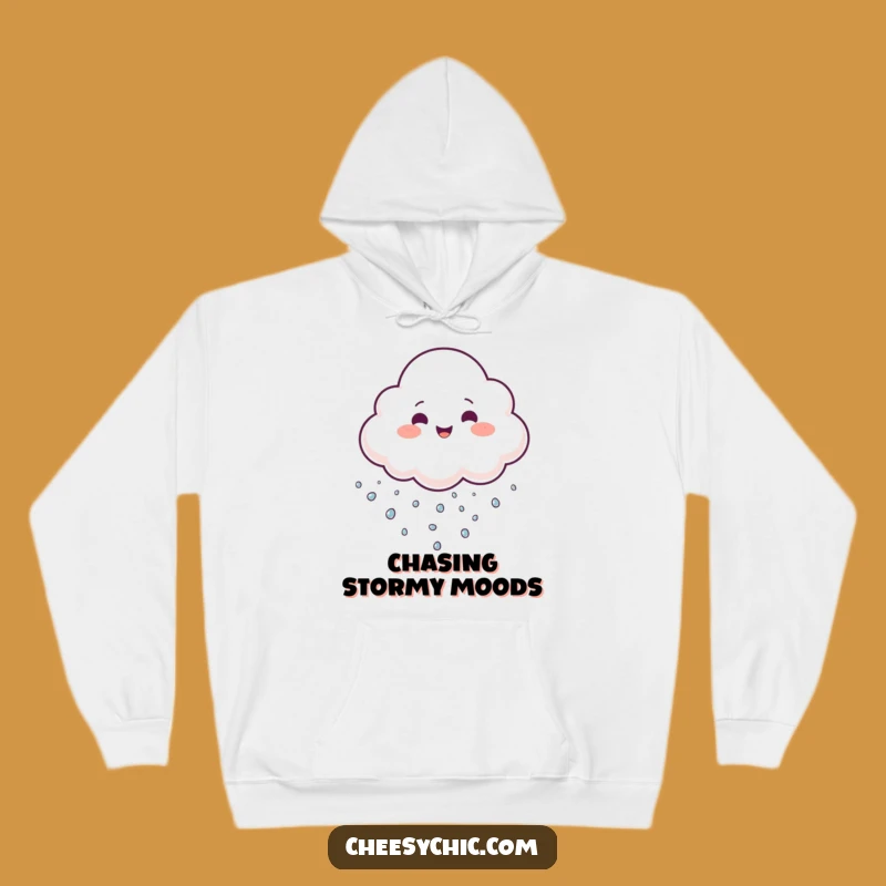 Cozy Funny Cloud Juggling Hoodie - Stay Warm with Sky-High Merriment