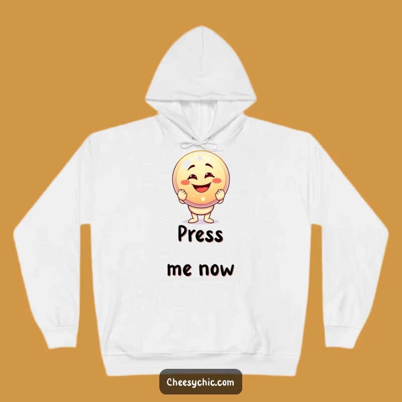 Funny Button Holder Hoodie: Cozy Comfort and Celebratory Humor