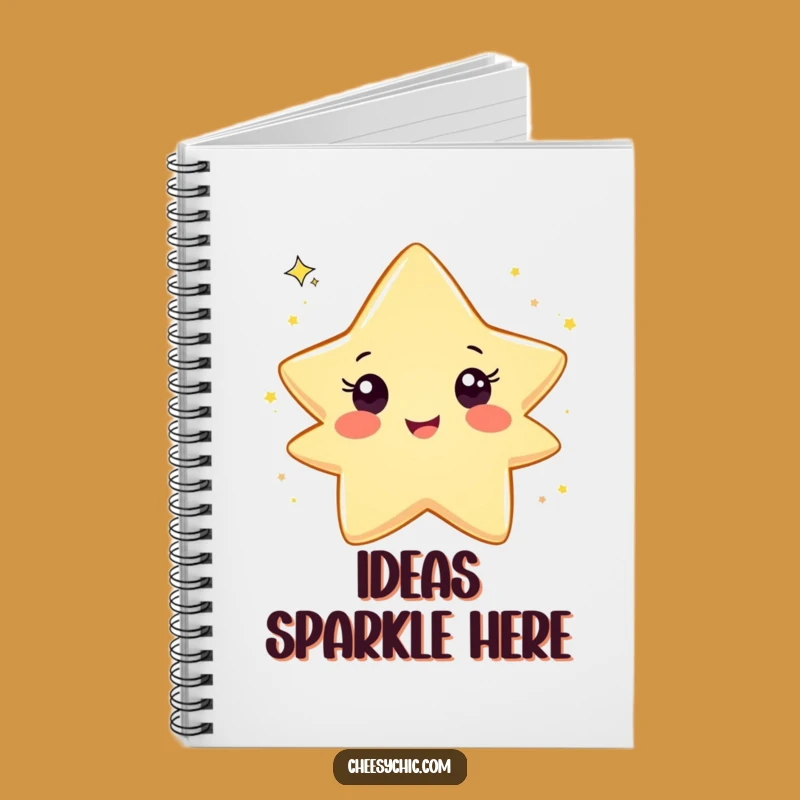 Funny Star Glitter Notebook, a Hilarious Journal for Your Bright Ideas