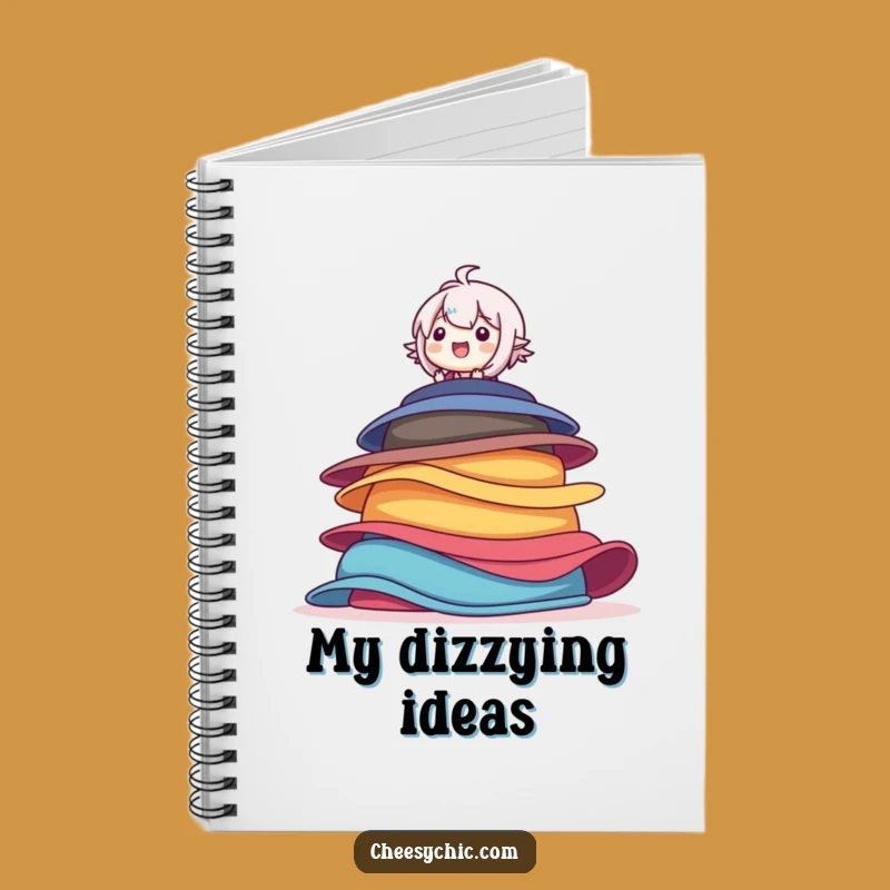Funny Hat Balancer Notebook: Colorful Stack, Journal Humorous Gift