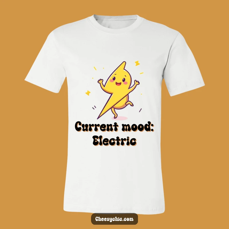 Funny Lightning Bolt Cartwheel T-Shirt - Wear Your Energy with Electric Style