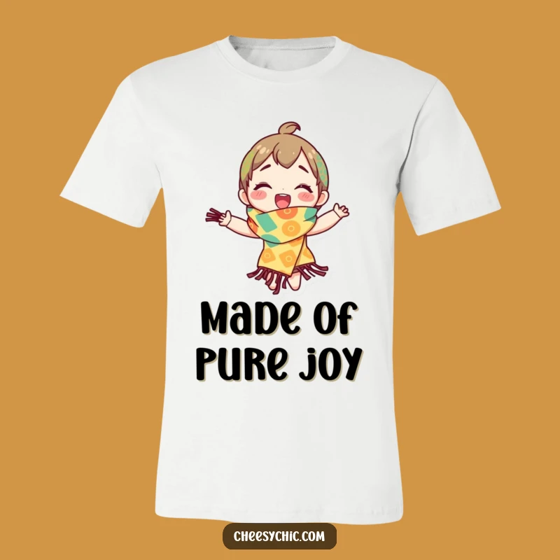 Funny Patterned Scarf Spinner T-Shirt - Vibrant, Hilarious Apparel for Happy Souls