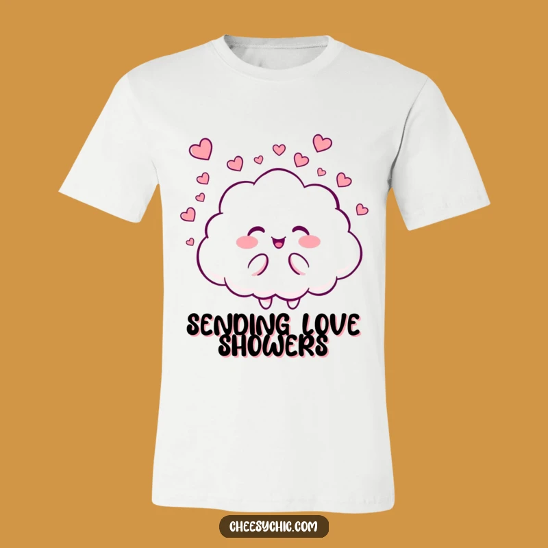 Funny Heart Raining Cloud T-Shirt, a Playful and Adorable Top
