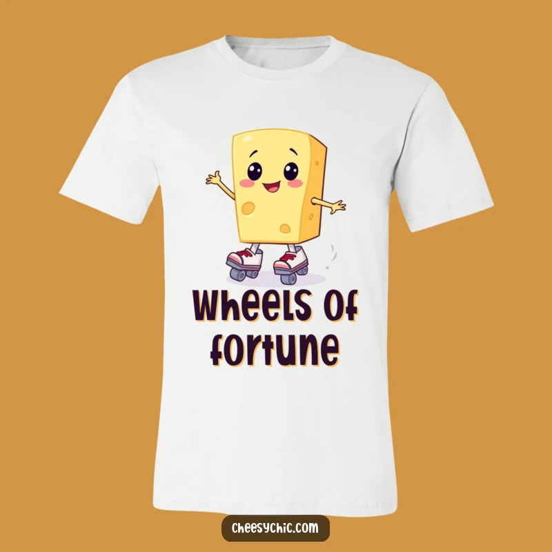 Funny Cheese Skater T-Shirt: Glide Into Laughter With This Tee